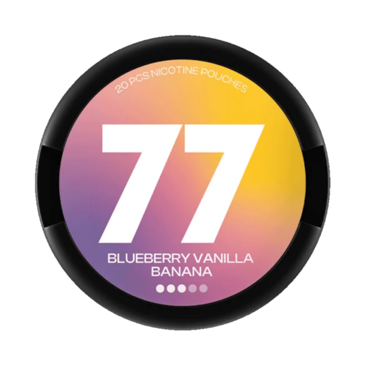 77 Blueberry Vanilla Banana nicotine pouches – Buy Online in Spain