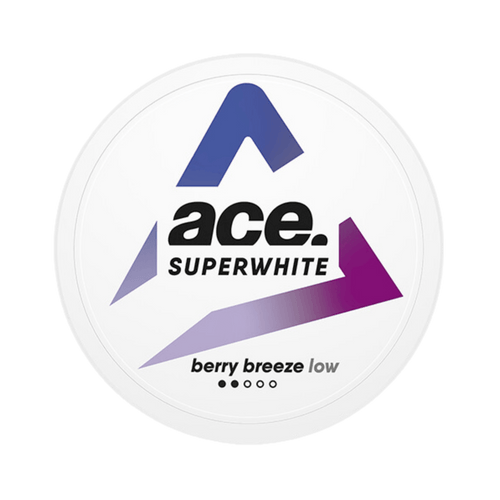 ACE Berry Breeze Low nicotine pouch can – Slim moist, 3.9mg, 20 pouches