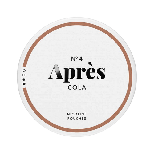 Après Cola nicotine pouch can – Slim all-white, 4.4 mg, 20 pouches