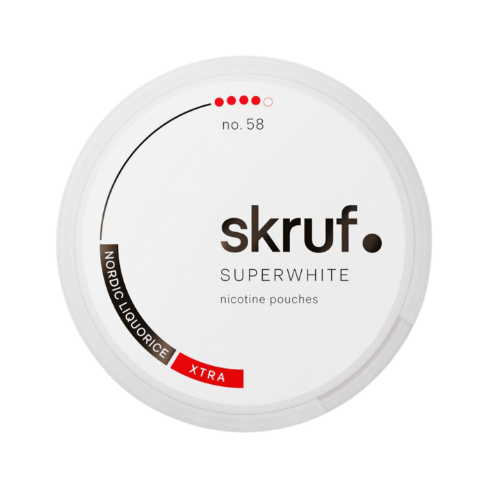 SKRUF No.58 Nordic Liqourice Extra Strong