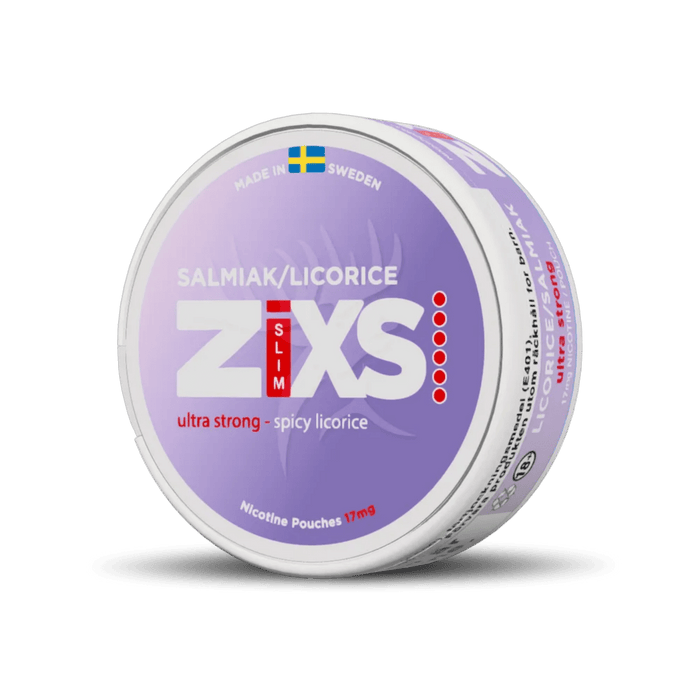 ZIXS Salmiak/Licorice Ultra Strong